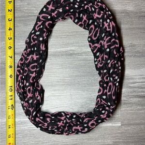 Breast Cancer Awareness Patterned Scarf